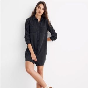 Black Denim Shirtdress by Madewell, XS